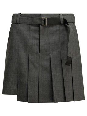 Sacai Formal Shorts Made Of Wool Blend Tag Size 1 Women